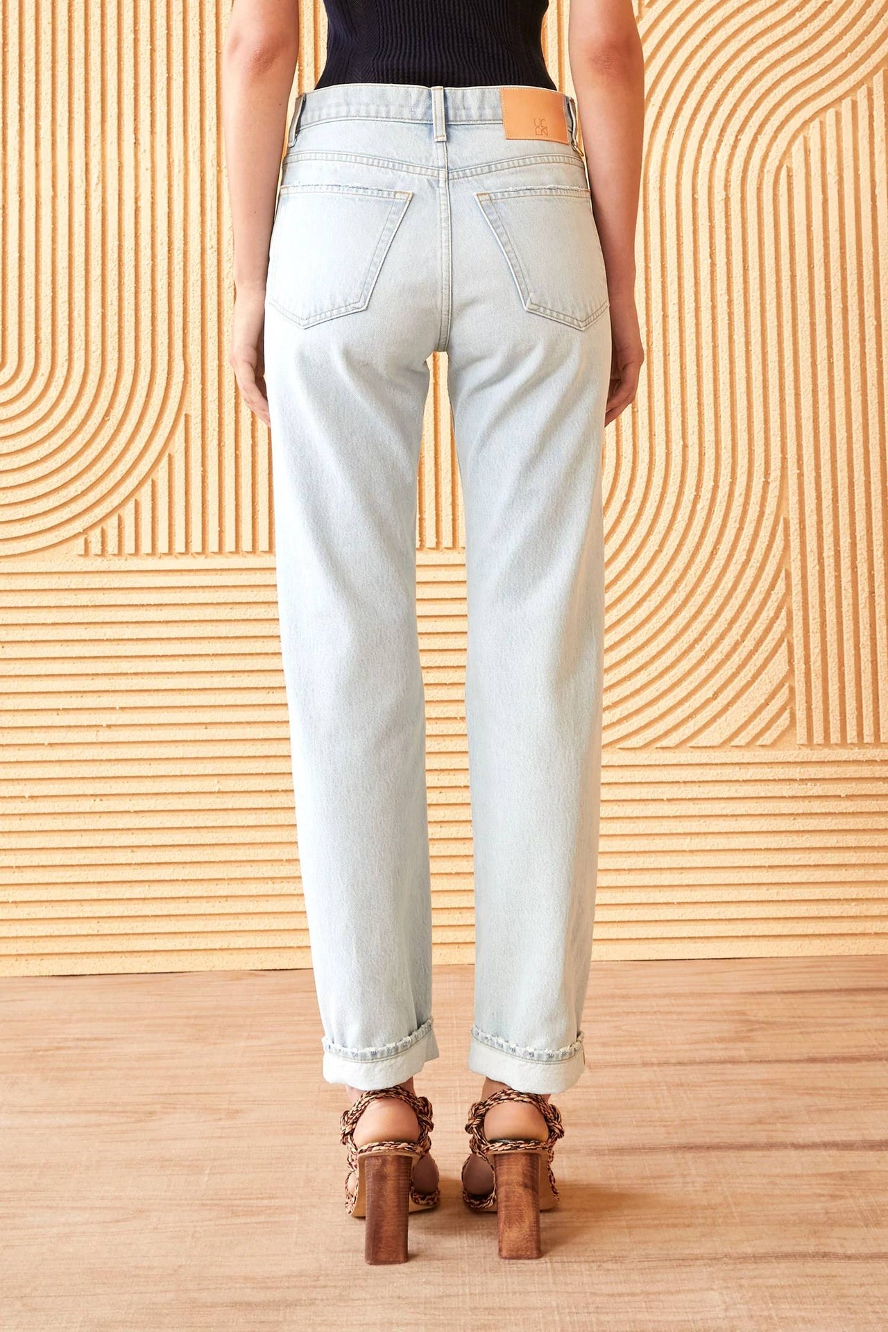 The Daphne Jean in Glacier-Pant-Ulla Johnson-Debs Boutique