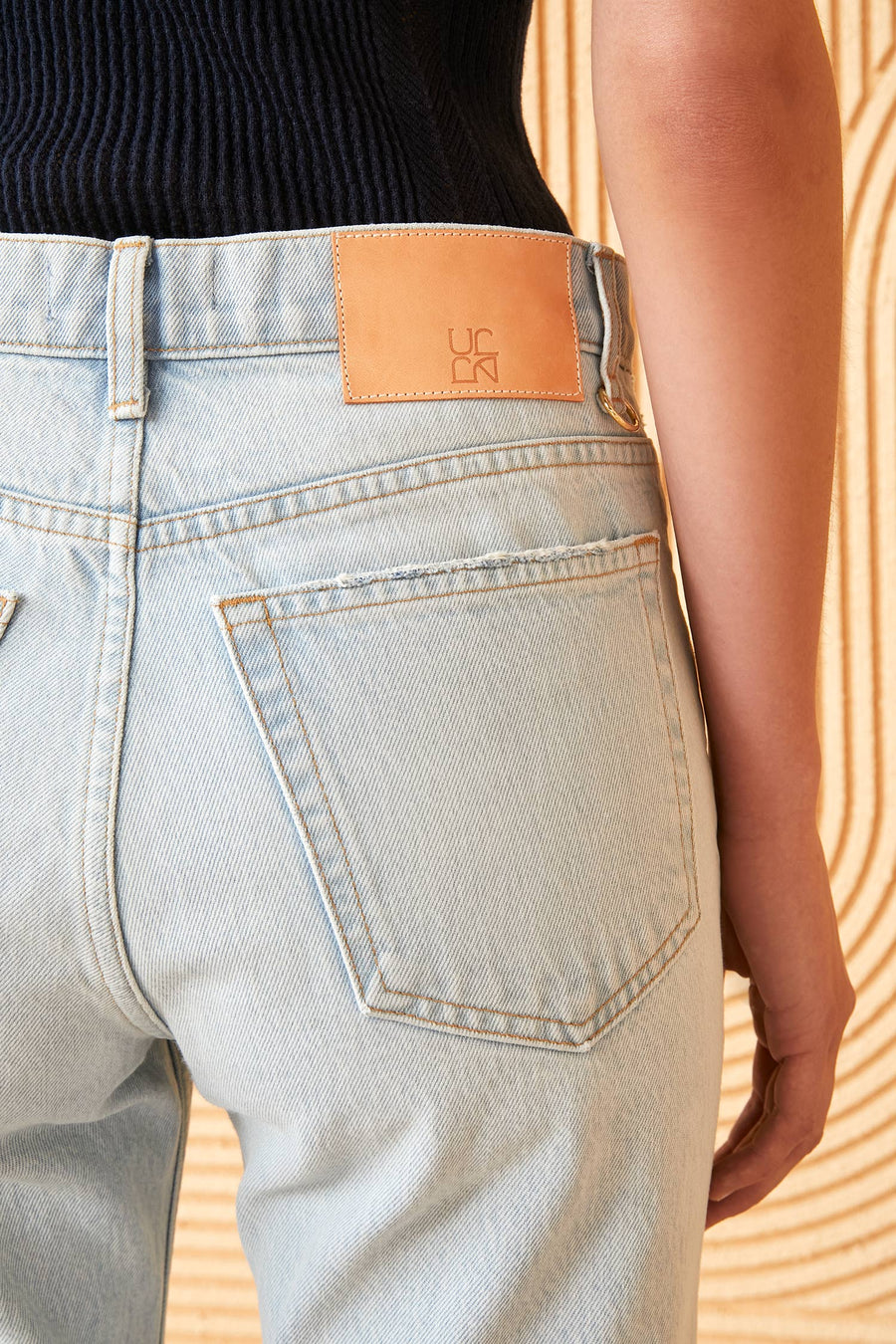 The Daphne Jean in Glacier-Pant-Ulla Johnson-Debs Boutique