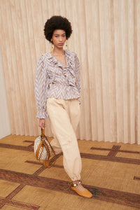 Thumbnail for Kalila Blouse in Birch-Blouse-Ulla Johnson-Debs Boutique