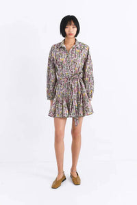 Thumbnail for Ushi Mini Dress in Valdes Beige-Dress-Chufy-Debs Boutique