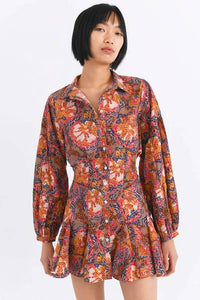 Thumbnail for Ushi Mini Dress in Lacar Brown-Dress-Chufy-Debs Boutique
