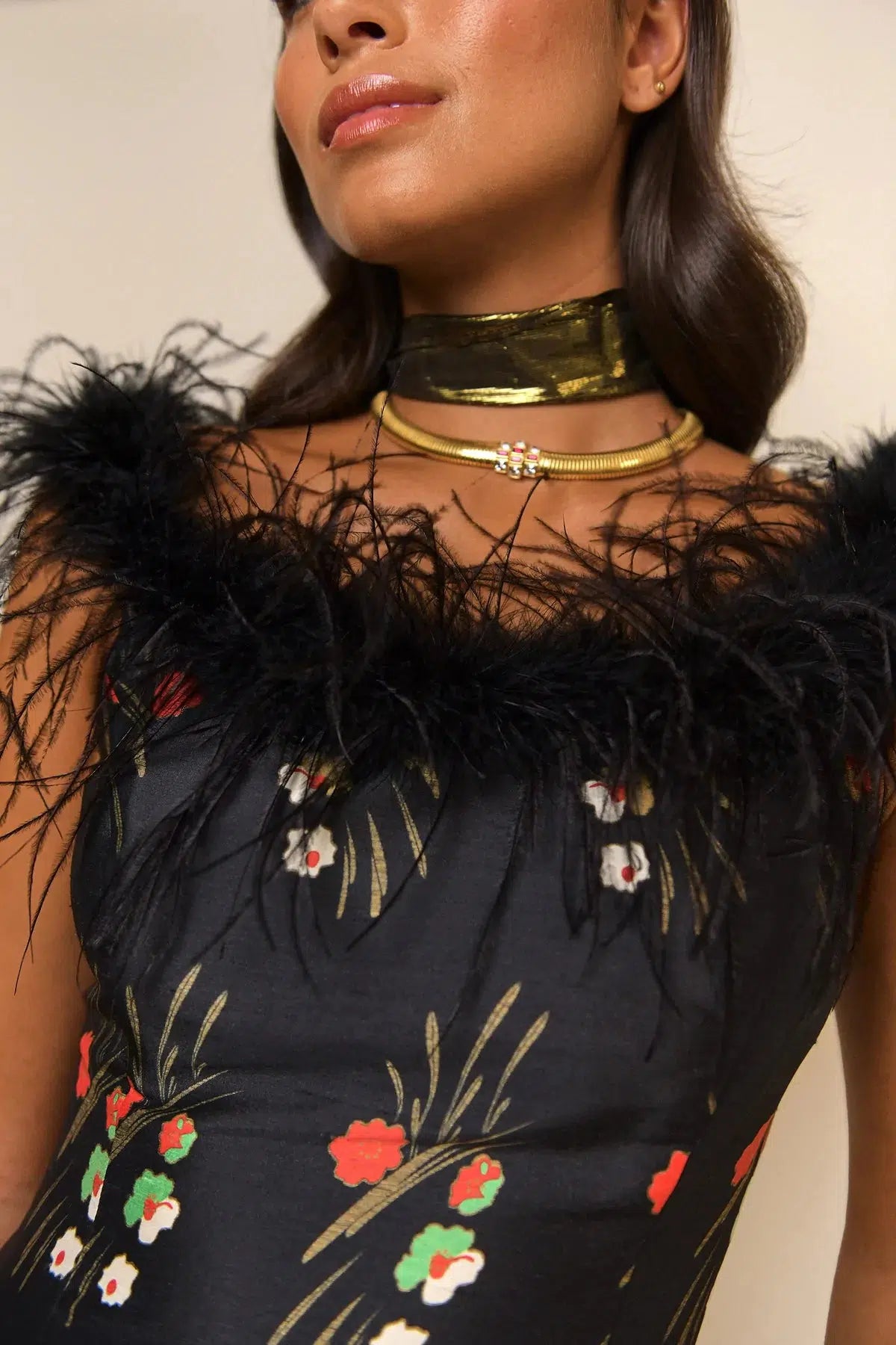 Winslett Feather Dress-Dress-Rixo-Debs Boutique