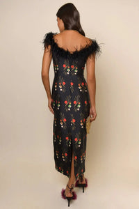Thumbnail for Winslett Feather Dress-Dress-Rixo-Debs Boutique
