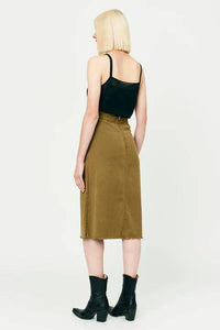 Thumbnail for Work Skirt in Tabacco-Skirt-Raquel Allegra-Debs Boutique