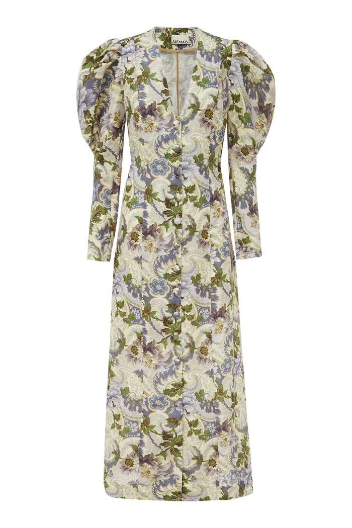 PHILLIPA PUFF SLEEVE MIDI-Dress-Alemais-Debs Boutique