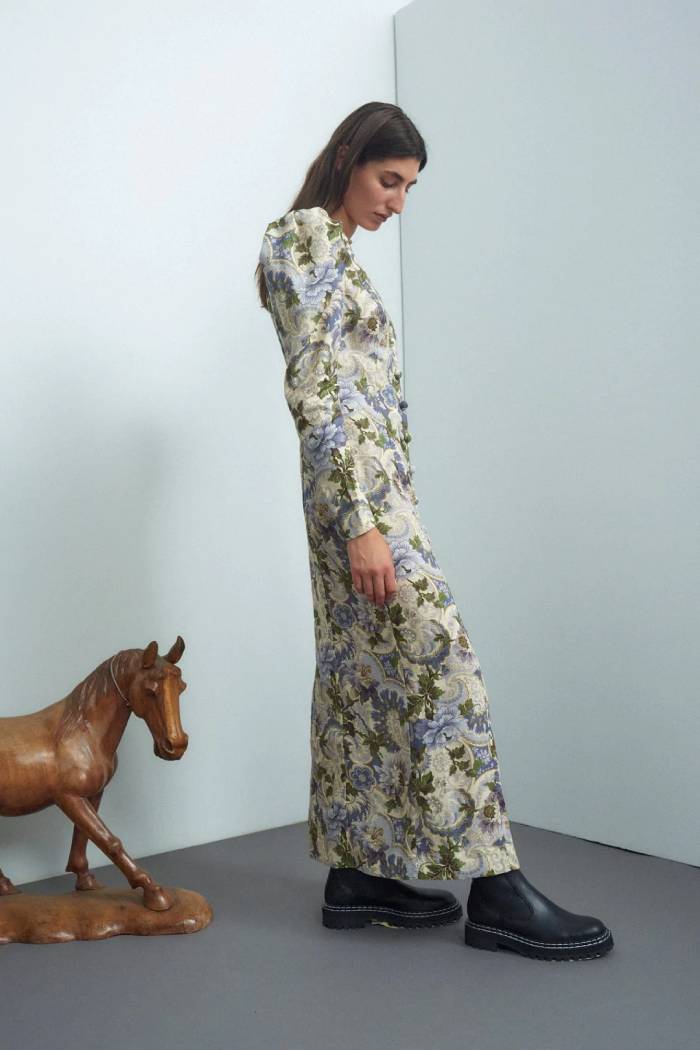 PHILLIPA PUFF SLEEVE MIDI-Dress-Alemais-Debs Boutique