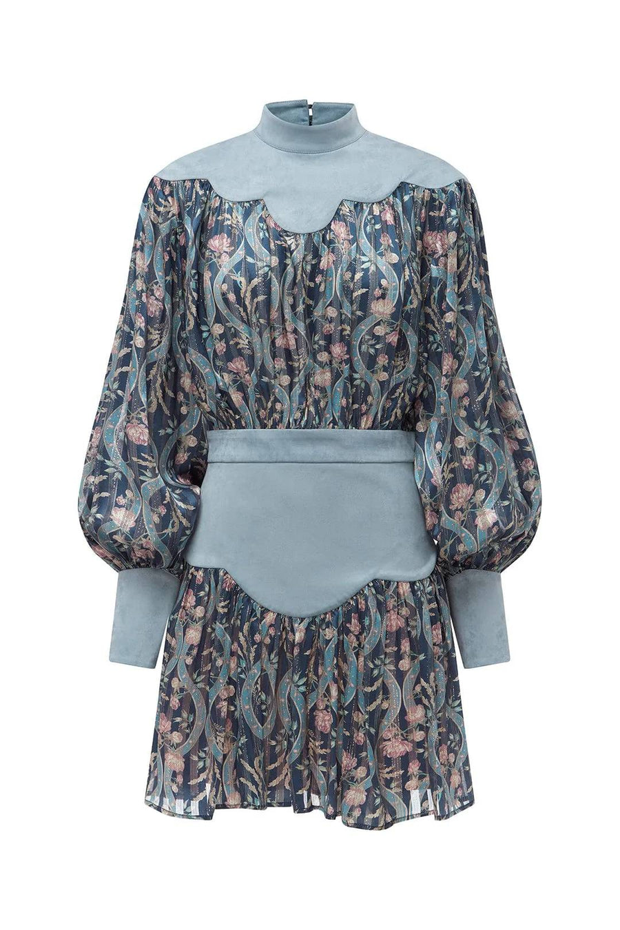 CANTER SCALLOP MINI DRESS-Dress-Alemais-Debs Boutique