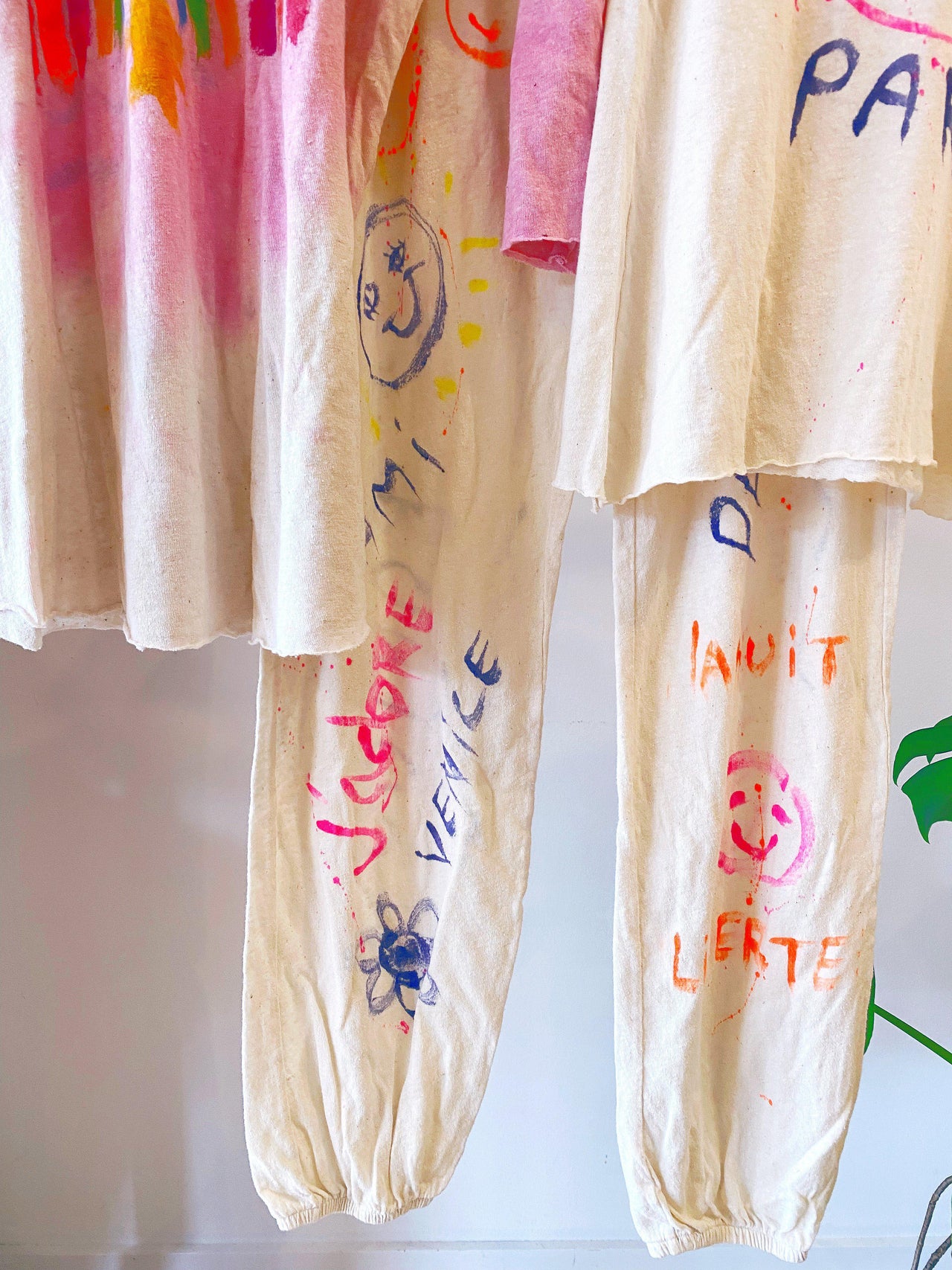 Hand Painted Organic Hemp Cotton Pant-General-Love TanJane-Debs Boutique
