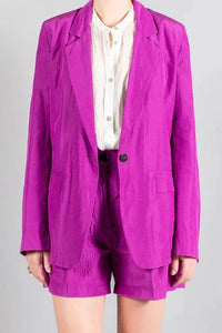 Thumbnail for Taffetas chic boxy blazer-Jacket-forte_forte-Debs Boutique