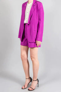 Thumbnail for Taffetas chic boxy blazer-Jacket-forte_forte-Debs Boutique