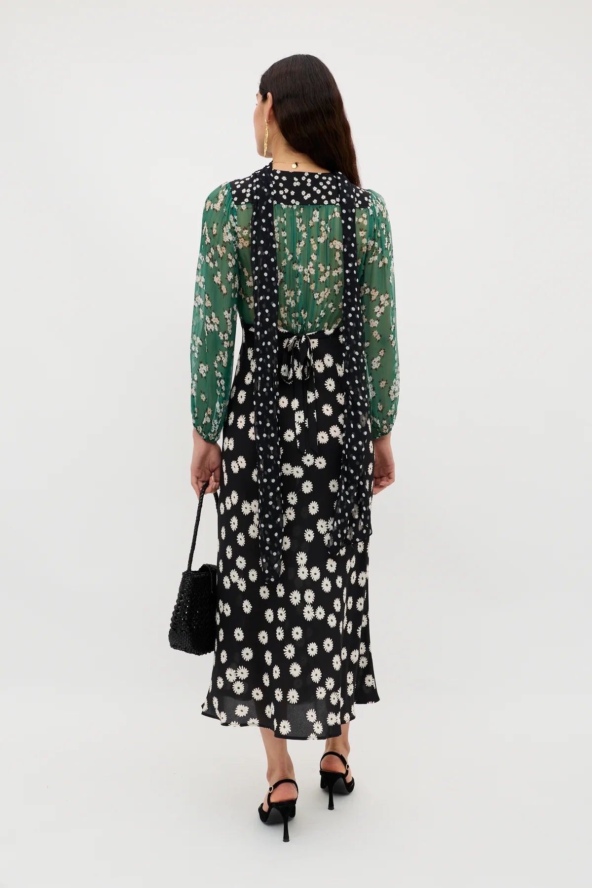 Kaila Dress City Floral Mix Olive-Dress-Rixo-Debs Boutique