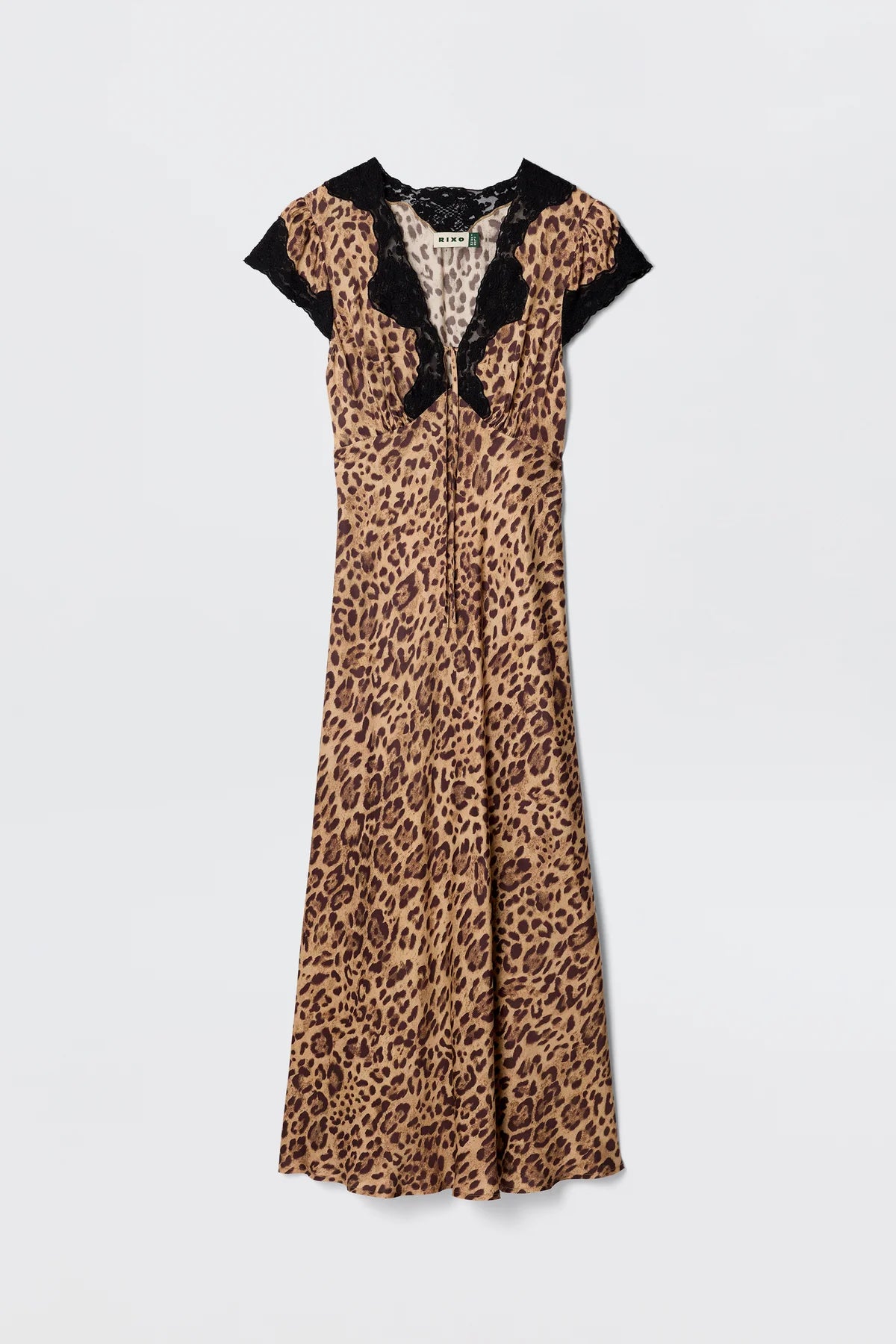 Amari Dress Mila Leopard Brown-Dress-Rixo-Debs Boutique