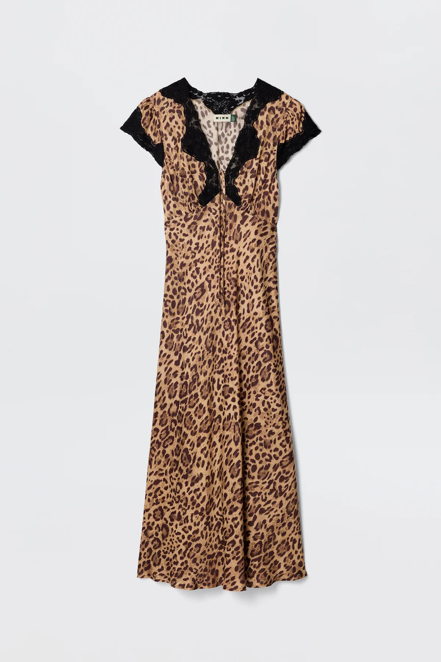 Amari Dress Mila Leopard Brown-Dress-Rixo-Debs Boutique
