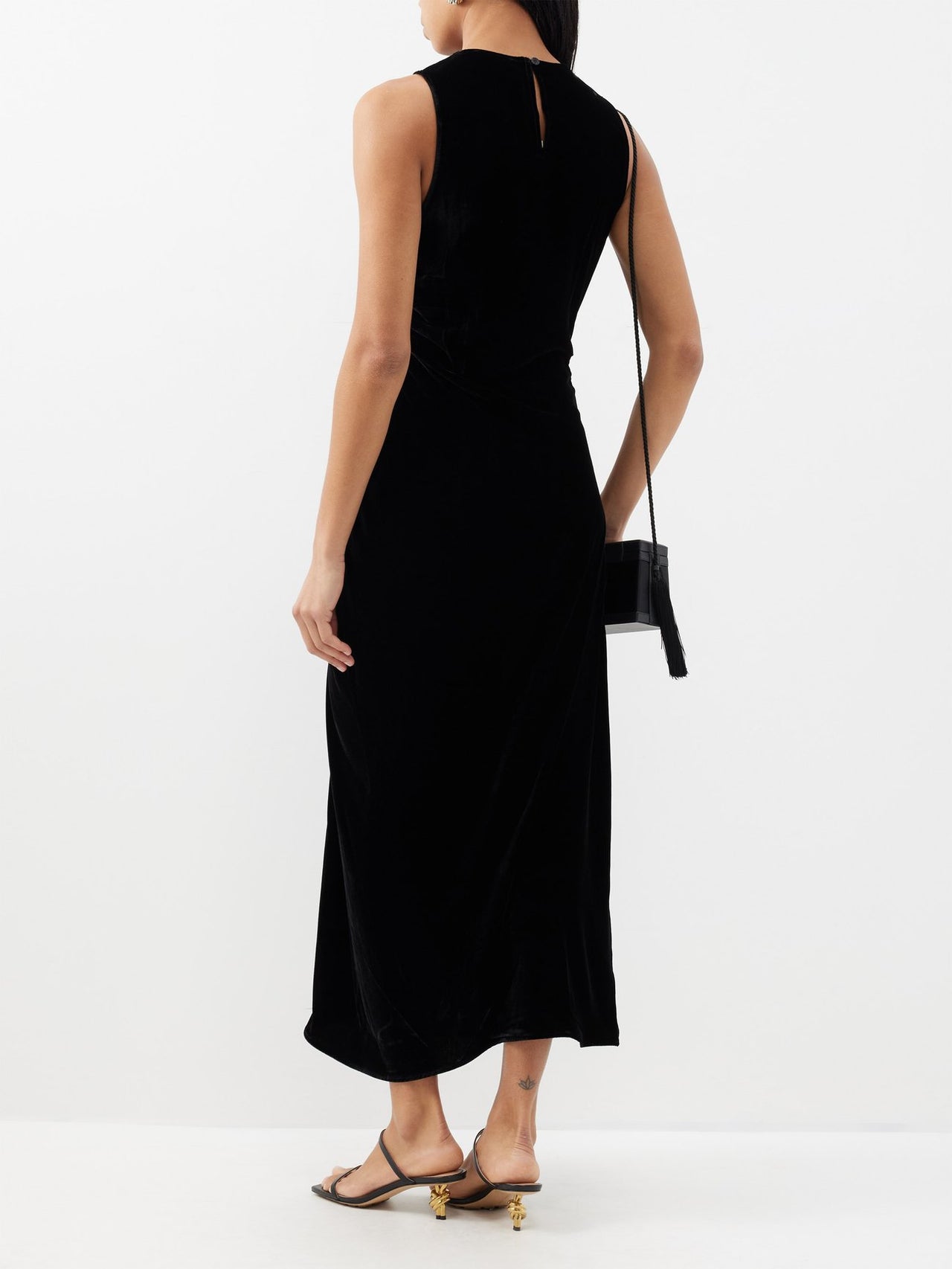 Cornelia Dress in Noir-Dress-Ulla Johnson-Debs Boutique