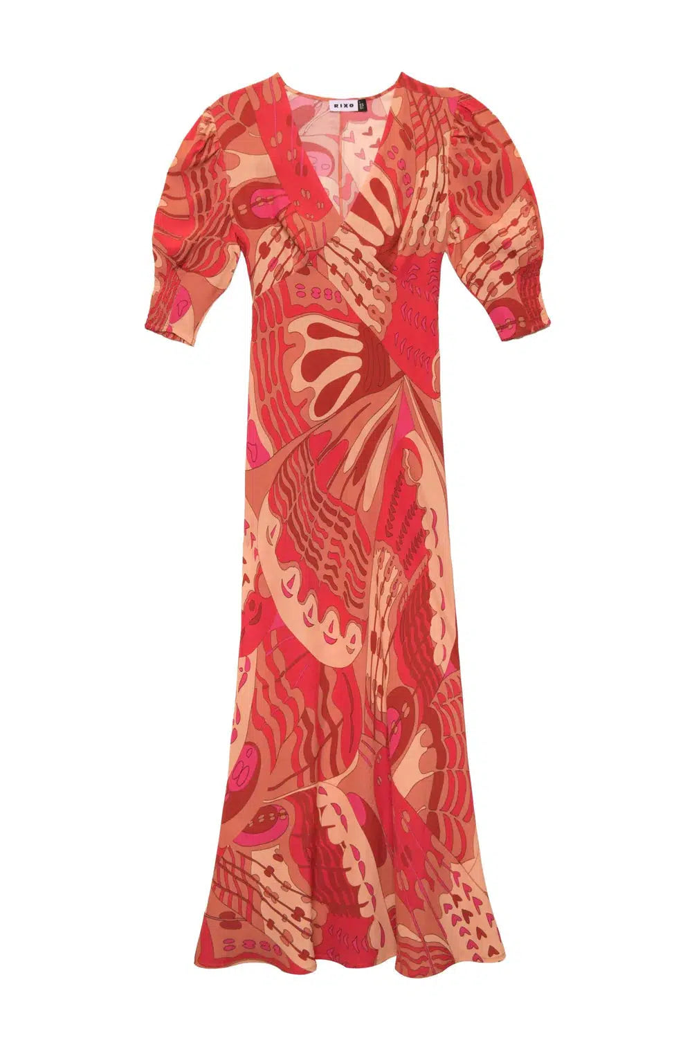 Zadie Dress Butterfly Red-Dress-Rixo-Debs Boutique