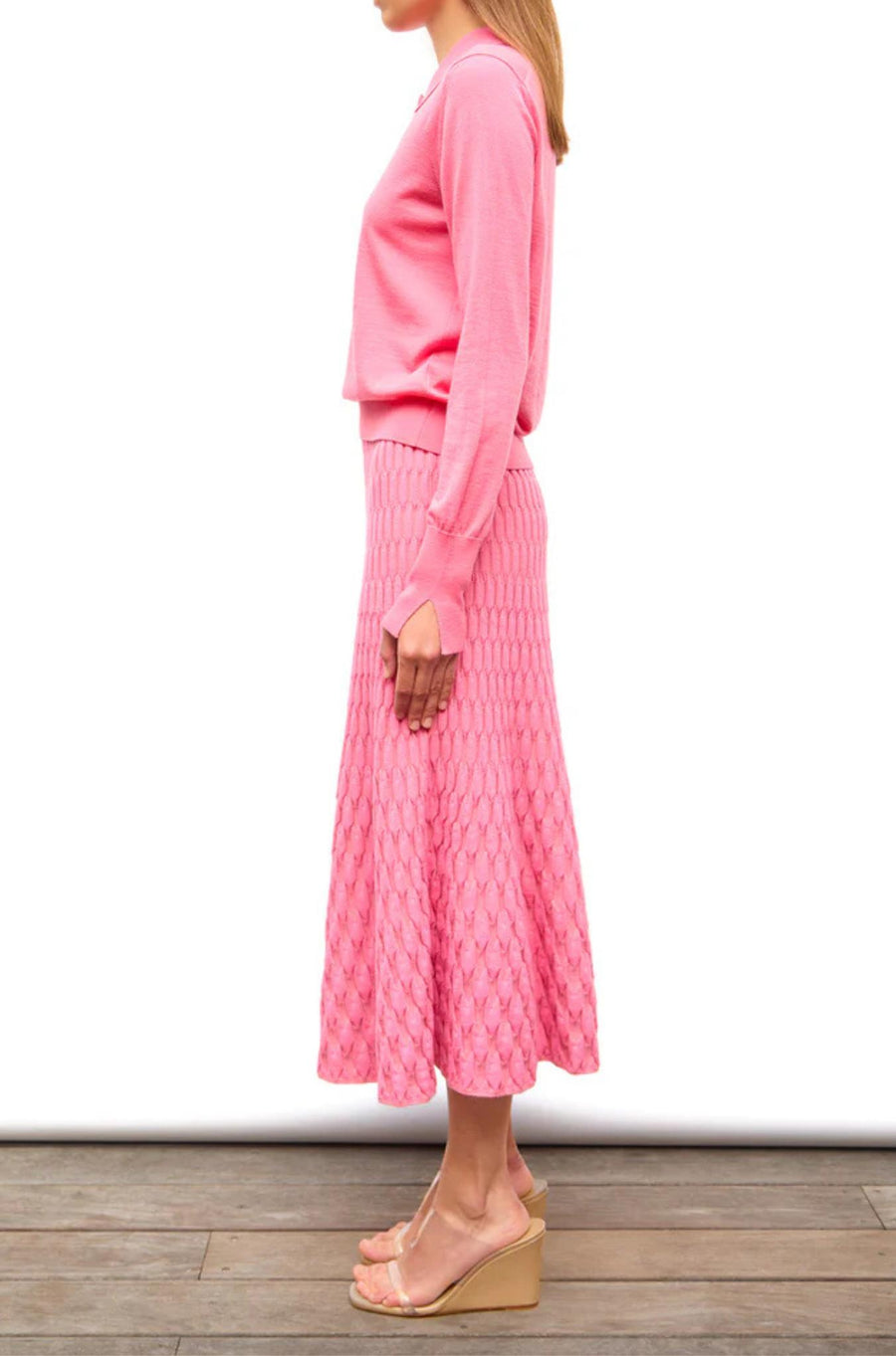 CHIC Knit Polo-Tops-Molli-Debs Boutique