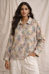 Thumbnail for Hand Painted Jacket-JACKETS & OUTERWEAR-Dhaari-Debs Boutique