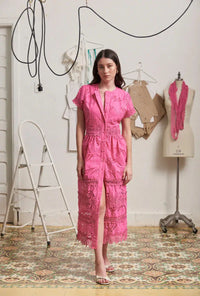 Thumbnail for JULIE DRESS in MAGENTA-Dress-Waimari-Debs Boutique