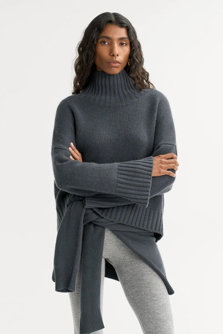 Girlfriend Turtleneck Anthracite