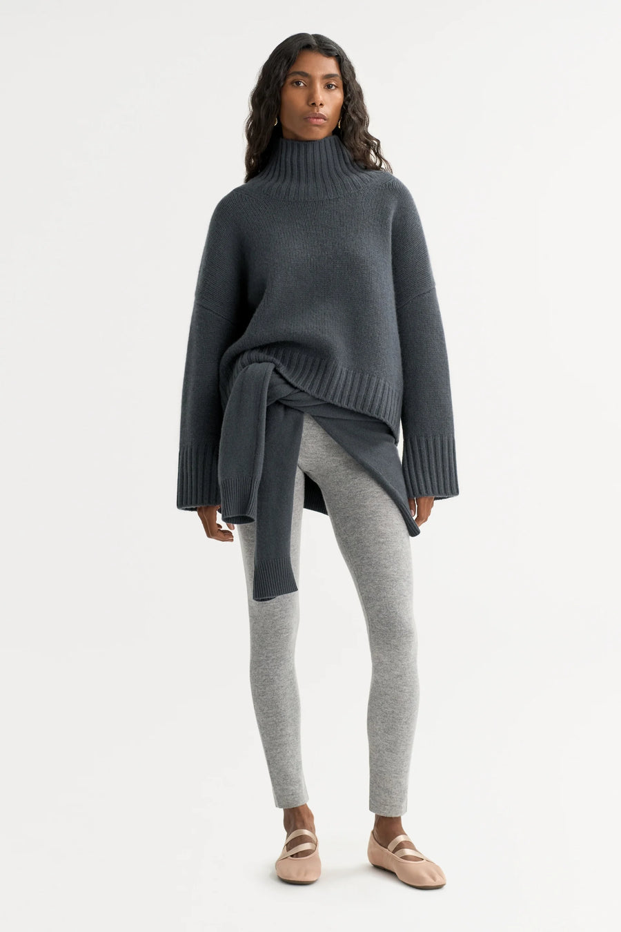 Girlfriend Turtleneck Anthracite