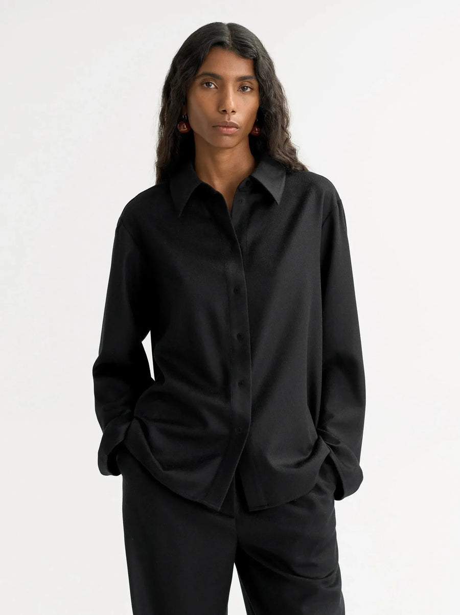 Woven Shirt-Tops-Soft Goat-Debs Boutique