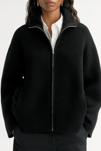Thumbnail for Double Knit Cardigan Black