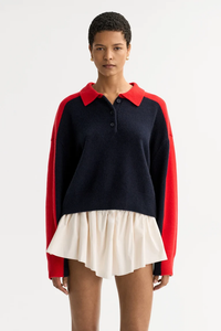 Thumbnail for Color Block polo shirt