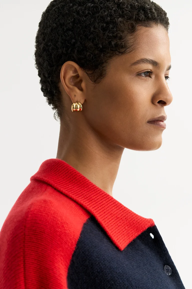 Color Block polo shirt