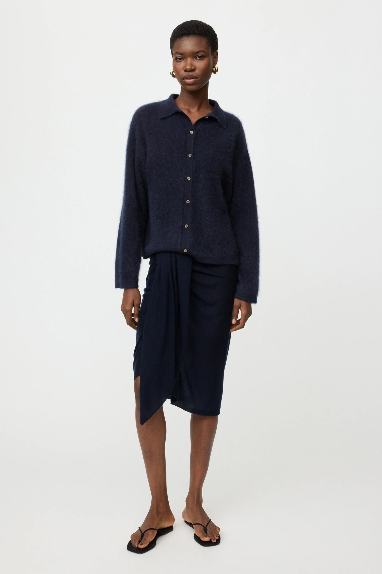 Brushed Shirt Navy