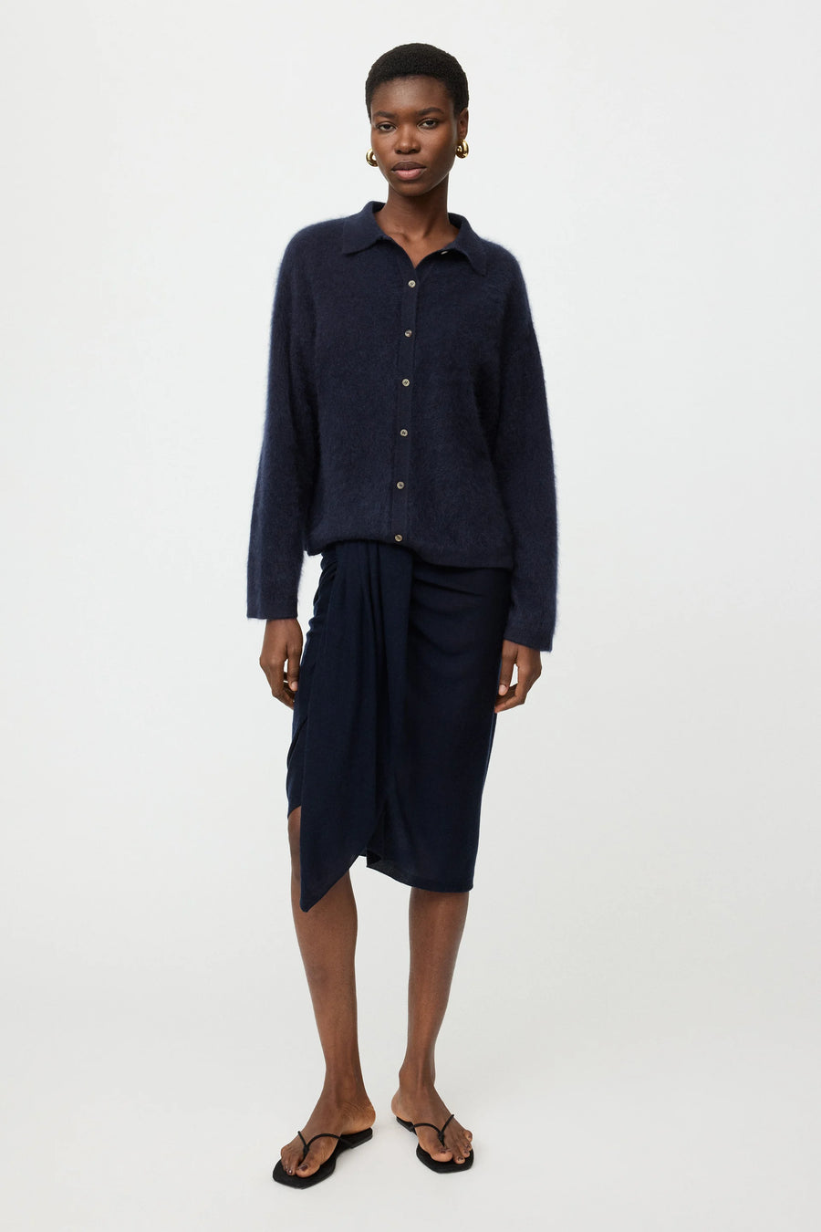 Brushed Shirt Navy