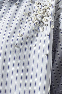 Thumbnail for Crookd Classic Shirt Gris Perle-Tops-Des_Phemmes-Debs Boutique