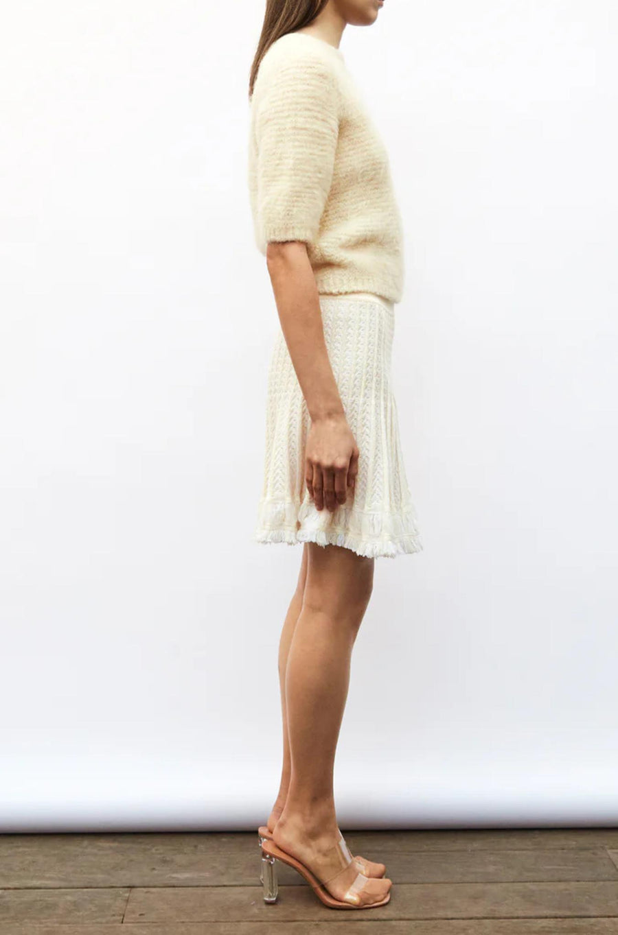 SAMBA Chevron Knit Mini Skirt-Skirt-Molli-Debs Boutique