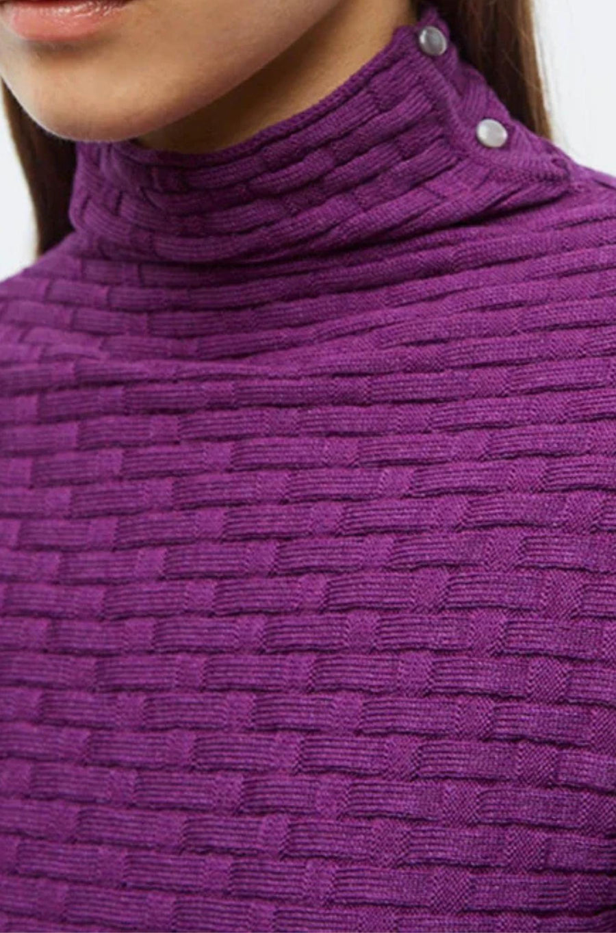 Touareg Delicate Braid Stitch Knit Top-Top-Molli-Debs Boutique