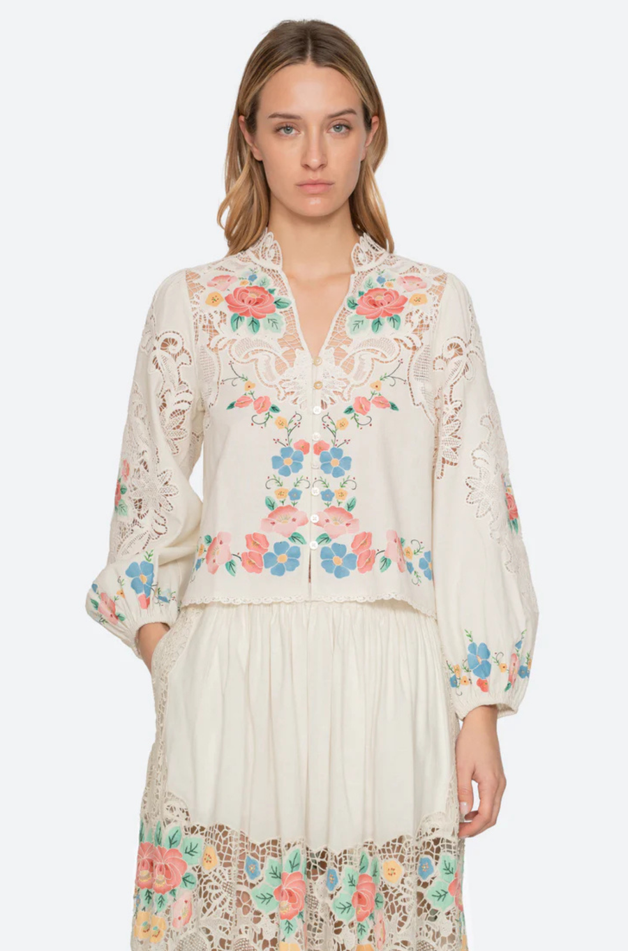 Astrid Embroidery Blouse