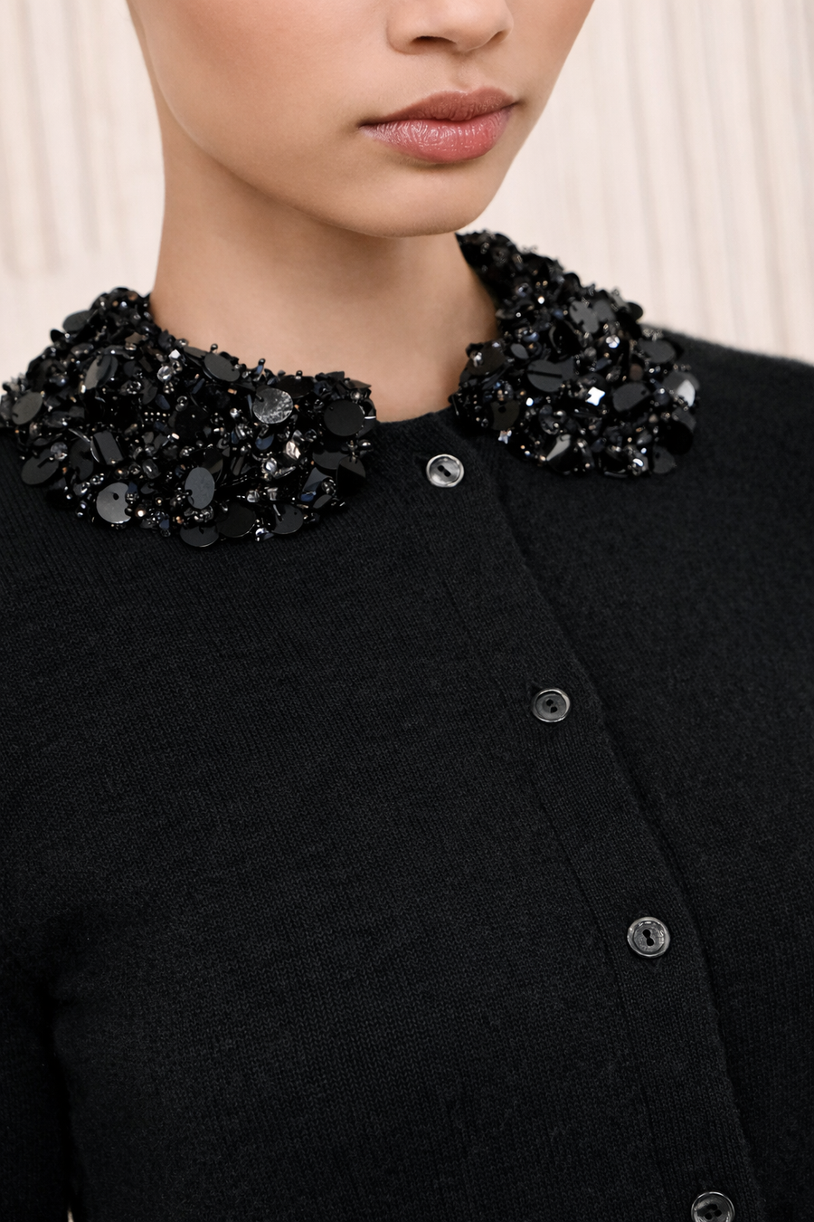 Margaux Embroidered Cashmere Cardigan