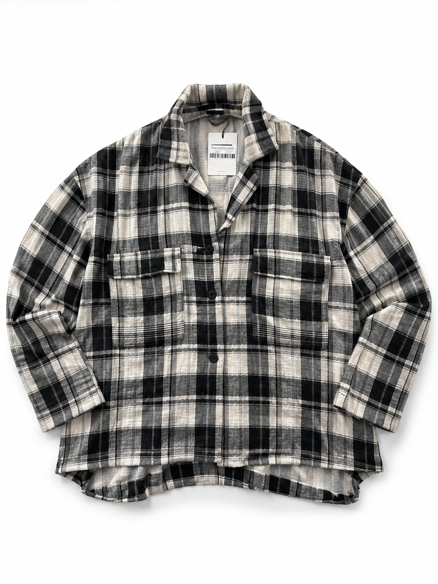 Textural Check Jacket — Transit — Debs Boutique