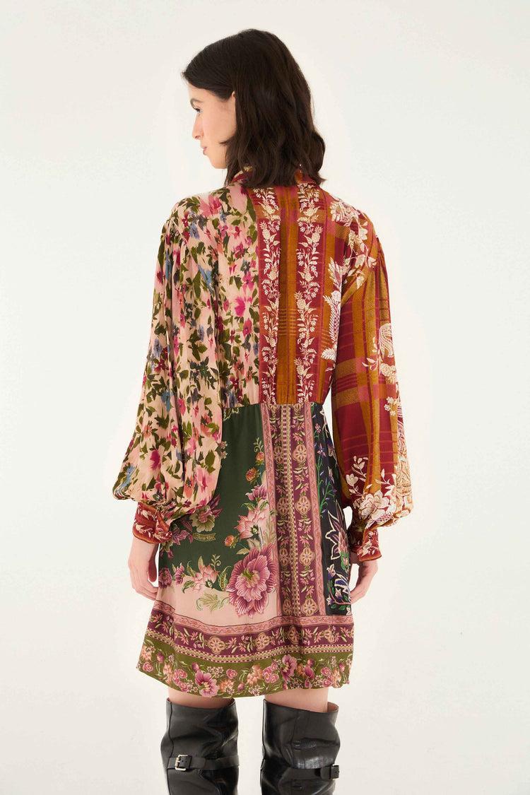 Winter Garden Mix Mini Dress-Dresses-Farm Rio-Debs Boutique