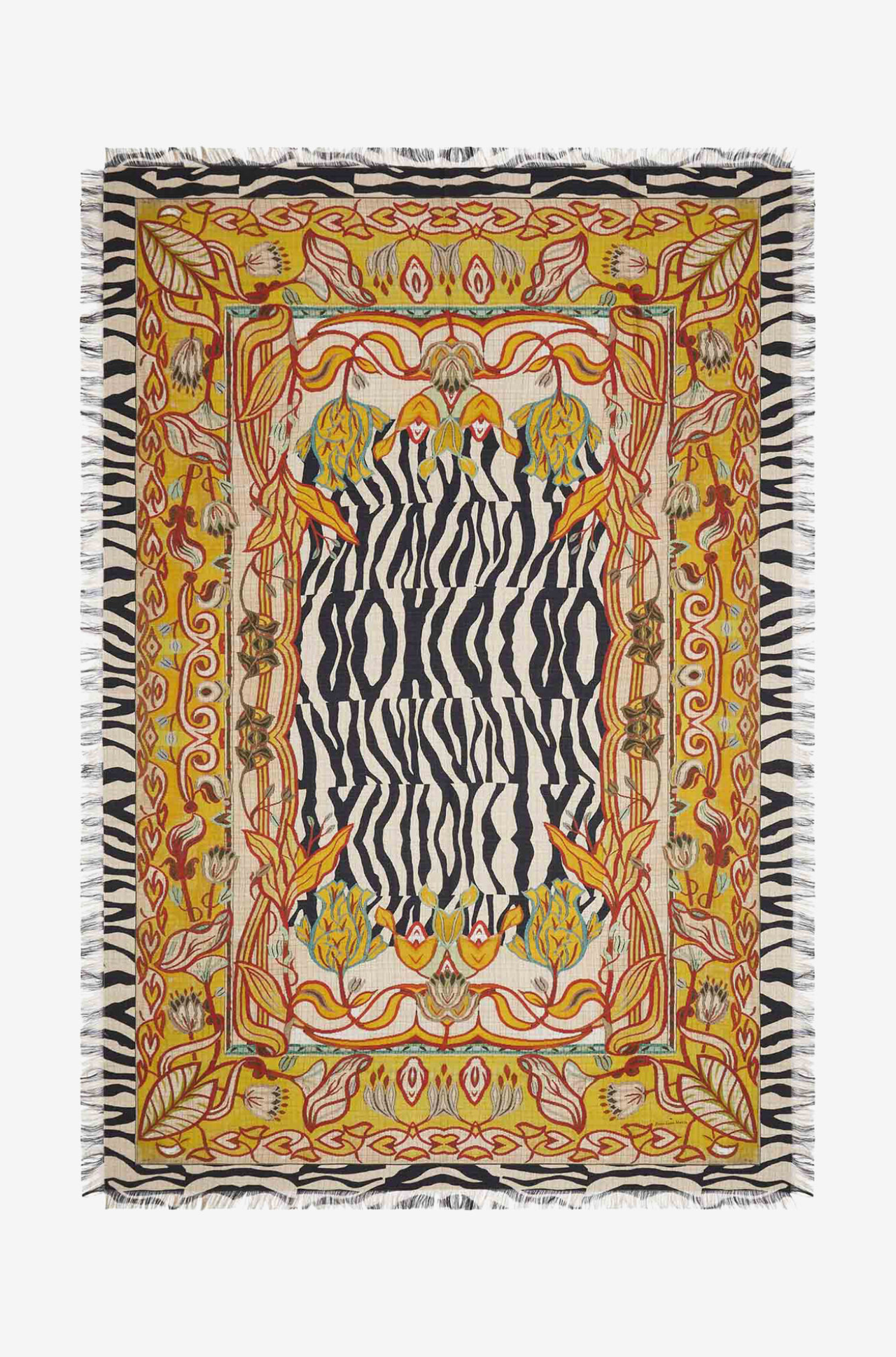Aloe Scarf 135x195 Tribale Chiaroscuro