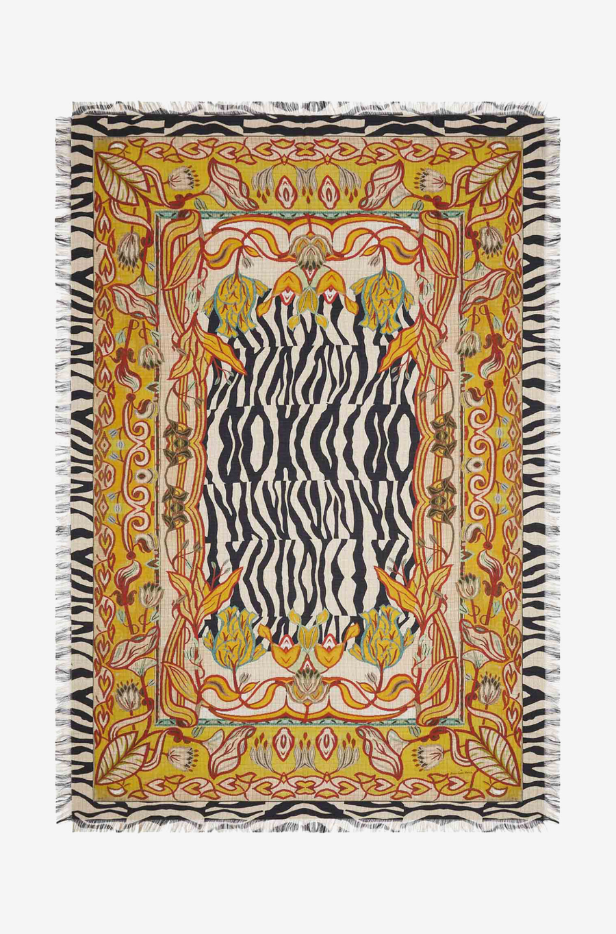 Aloe Scarf 135x195 Tribale Chiaroscuro