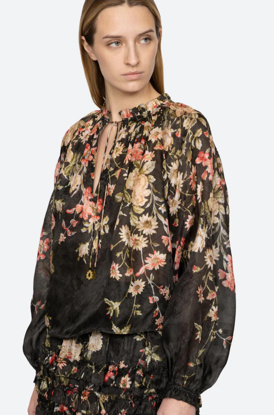 Jolie Print Top-Top-Sea New York-Debs Boutique