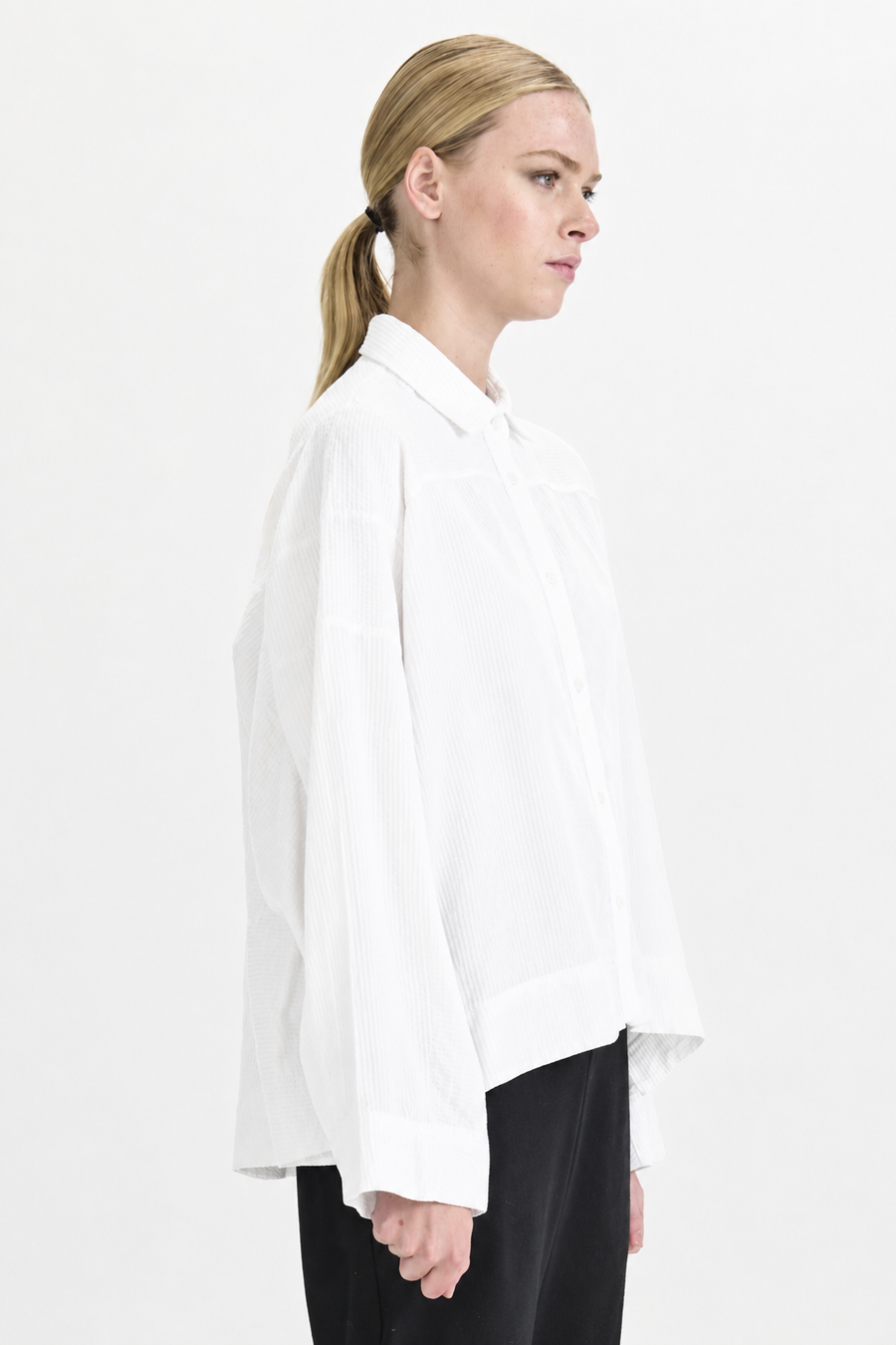 Shirt/Jacket Linen Boxy - Iconic - White