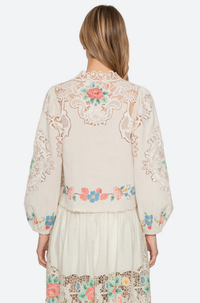 Thumbnail for Astrid Embroidery Blouse