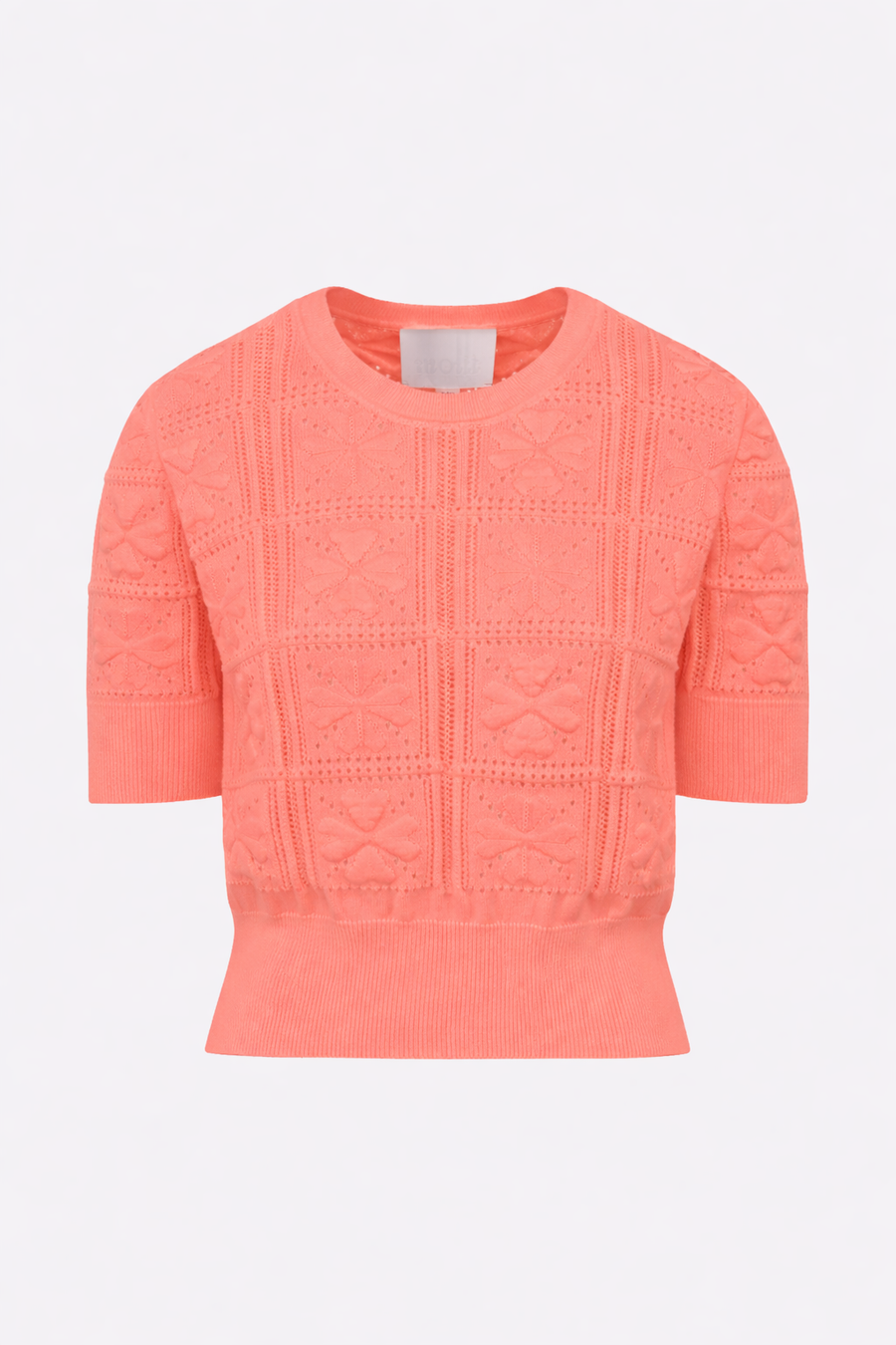 Clover Motif Knit Top