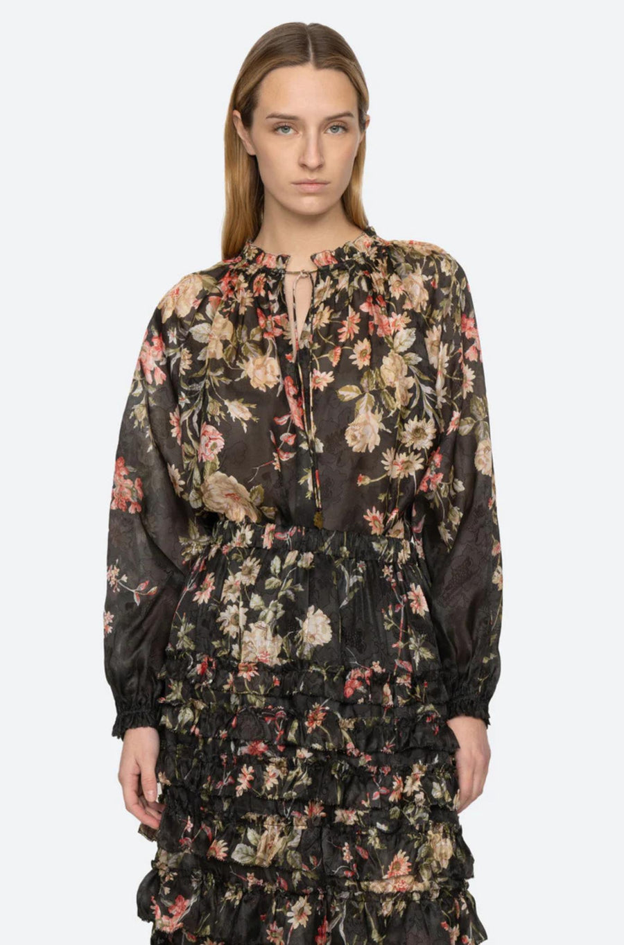 Jolie Print Top-Top-Sea New York-Debs Boutique