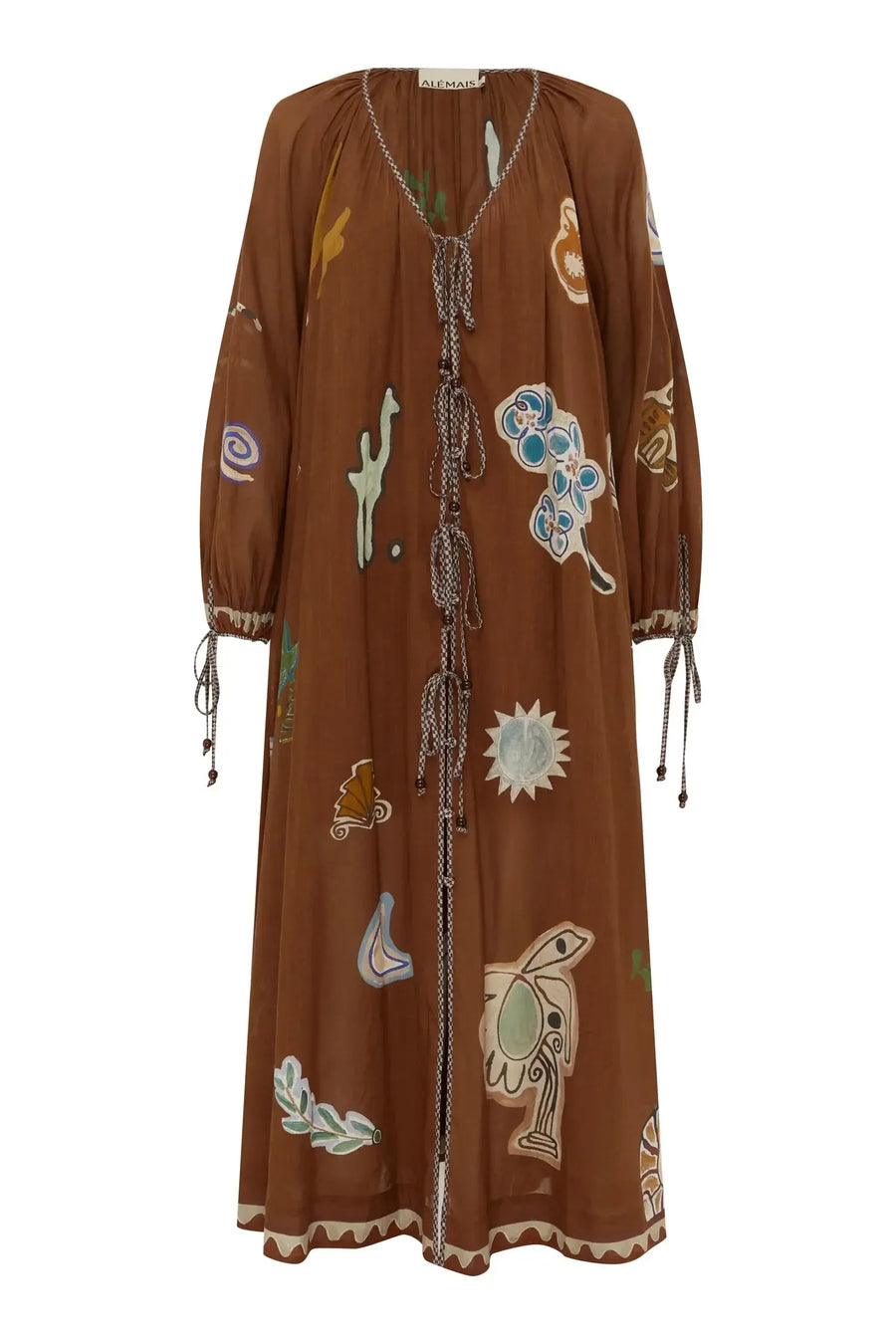 Laurence Tie Front Shirtdress-Dress-Alemais-Debs Boutique