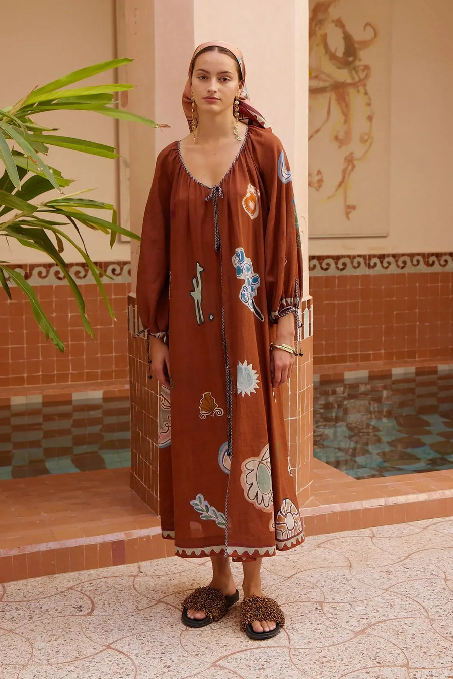 Laurence Tie Front Shirtdress-Dress-Alemais-Debs Boutique