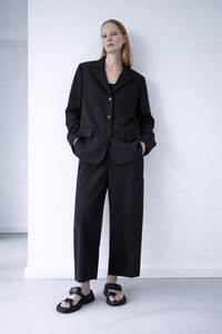 Thumbnail for Viscose-Stretch Pocket Blazer