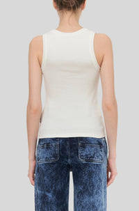 Thumbnail for Classic Tank Top Creme-Tops-Des_Phemmes-Debs Boutique