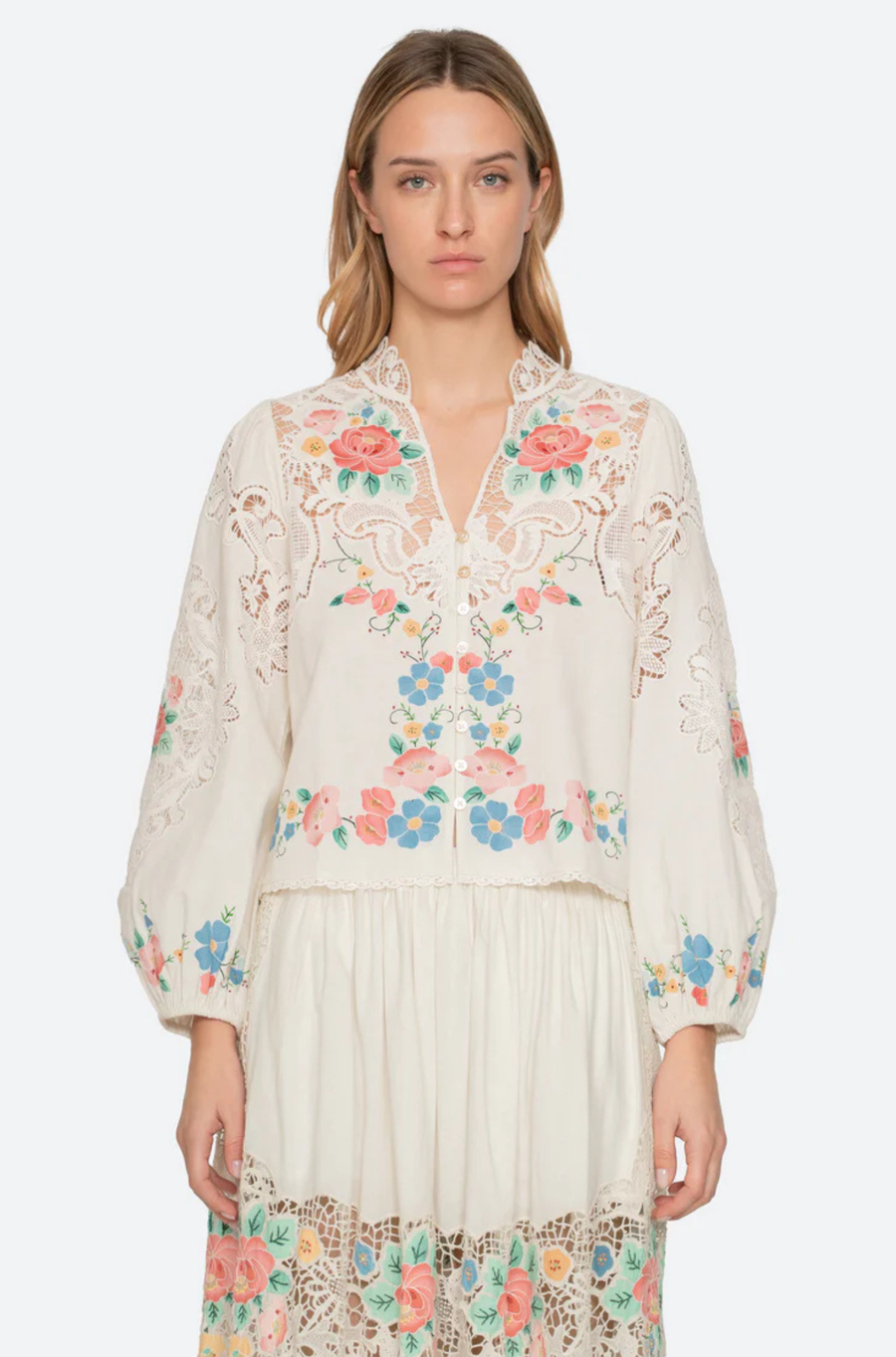 Astrid Embroidery Blouse