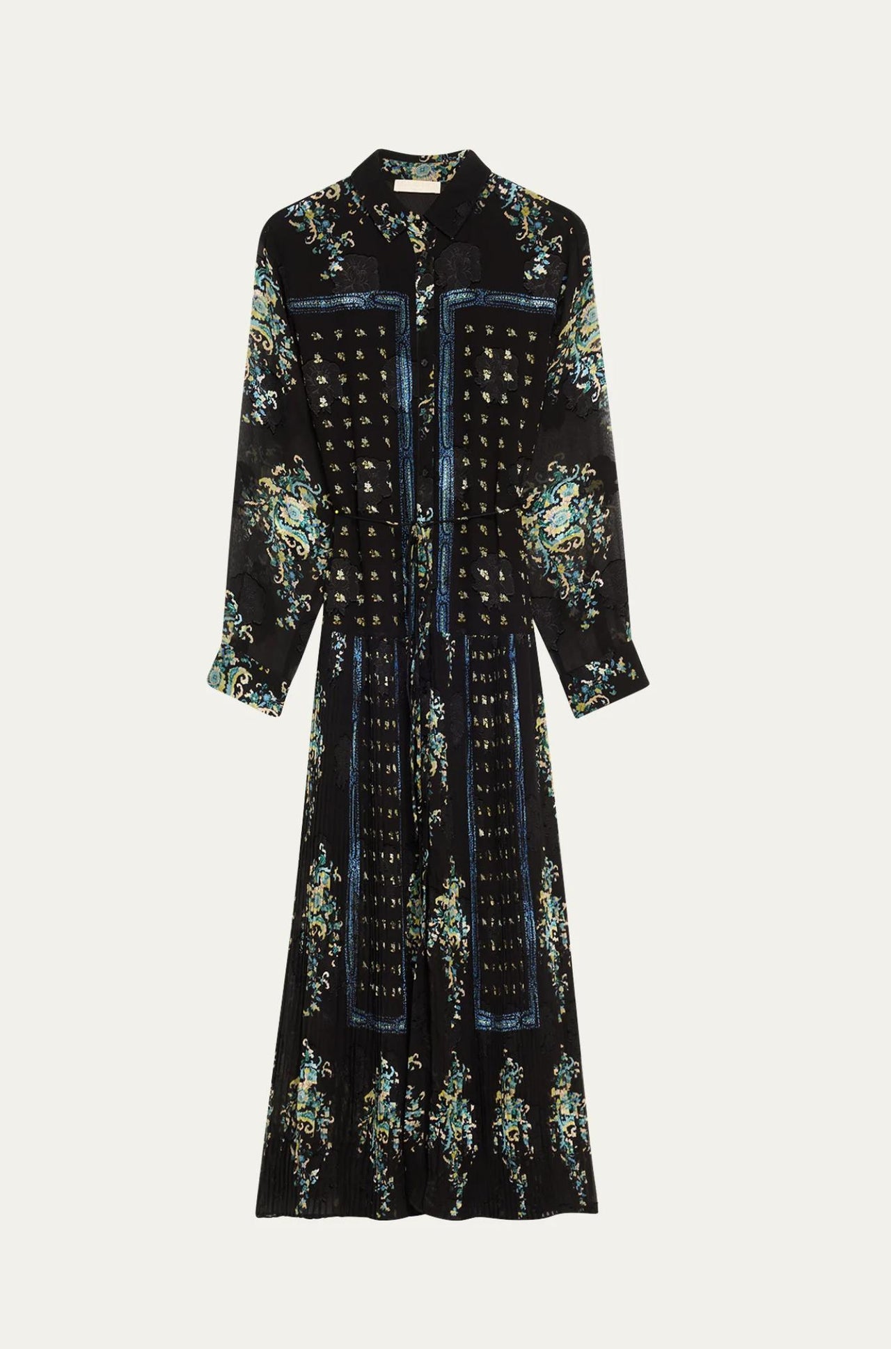 Emilie Drop Waist Long Sleeve Shirt Dress-Dresses-Ulla Johnson-Debs Boutique